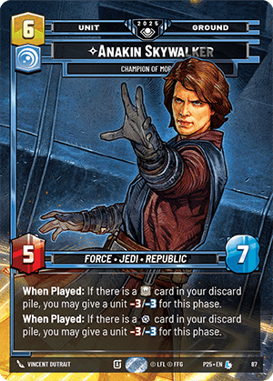 ⟡ Anakin Skywalker, Champion of Mortis