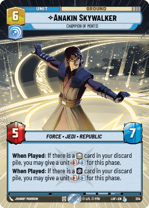 ⟡ Anakin Skywalker, Champion of Mortis