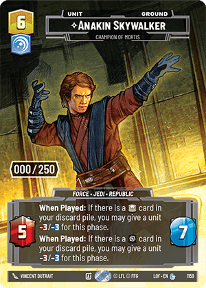 ⟡ Anakin Skywalker, Champion of Mortis
