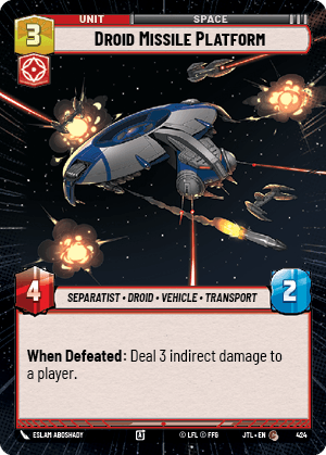 Droid Missile Platform