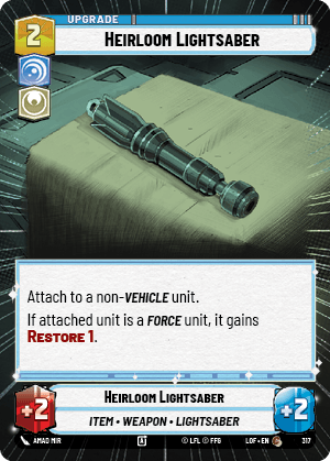 Heirloom Lightsaber