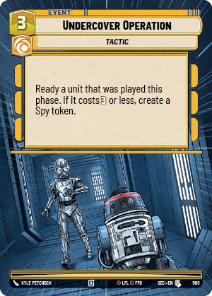 Undercover Operation