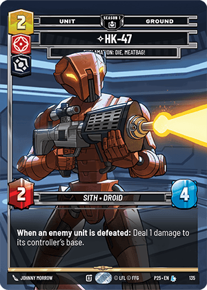 ⟡ HK-47, Exclamation: Die, Meatbag!