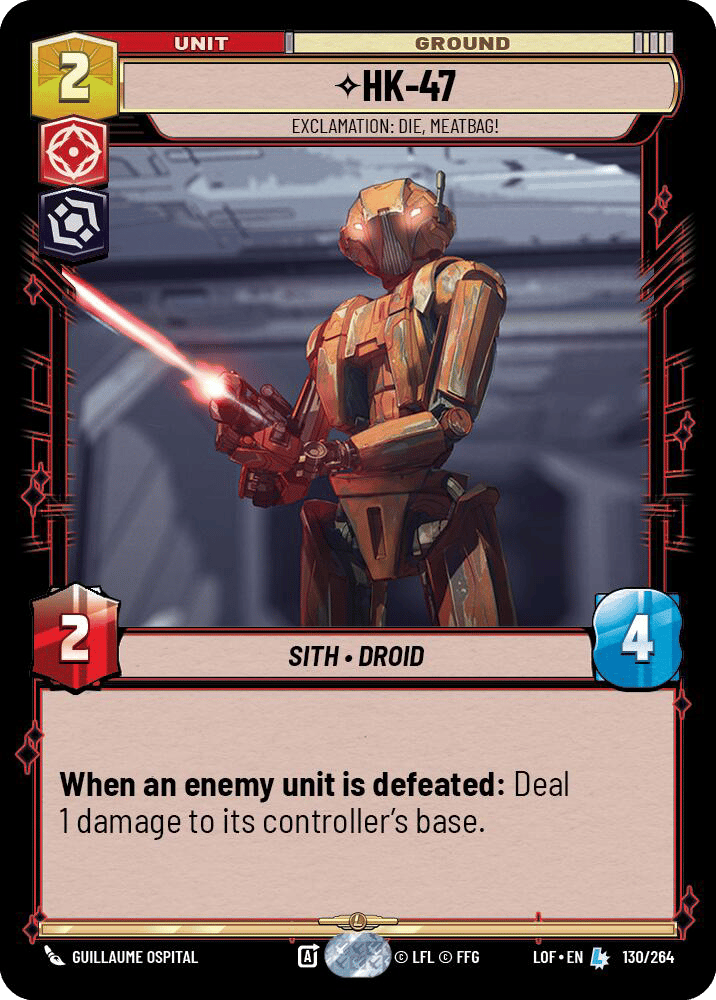 ⟡ HK-47, Exclamation: Die, Meatbag!