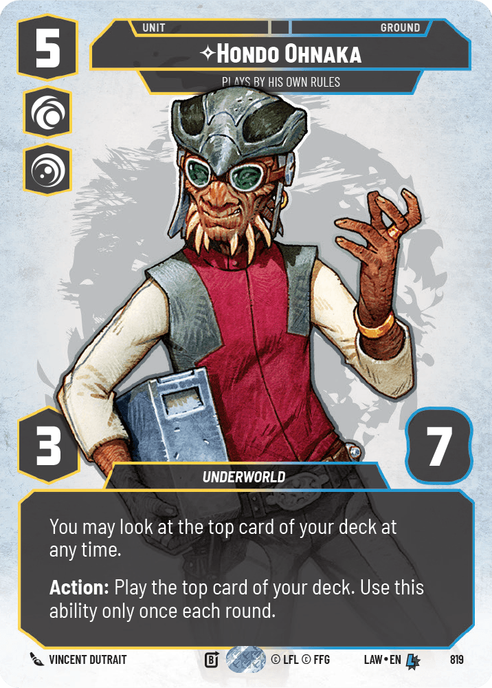 ⟡ Hondo Ohnaka, Plays By His Own Rules