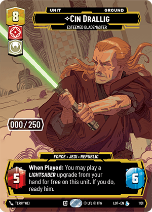 ⟡ Cin Drallig, Esteemed Blademaster