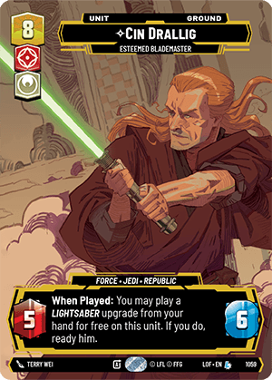 ⟡ Cin Drallig, Esteemed Blademaster