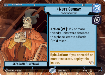 ⟡ Nute Gunray, Vindictive Viceroy