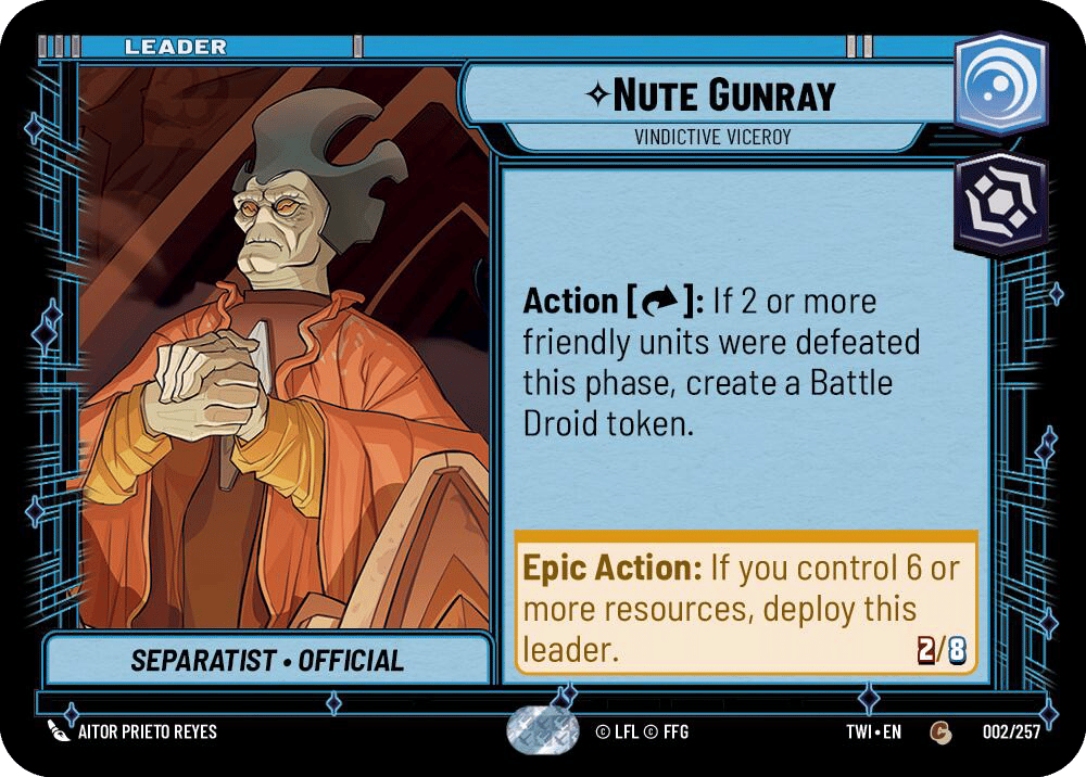 ⟡ Nute Gunray, Vindictive Viceroy