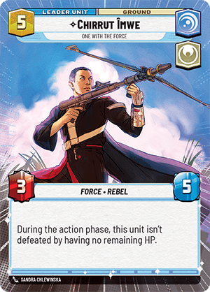 ⟡ Chirrut Îmwe, One With The Force (back)