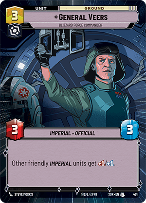 ⟡ General Veers, Blizzard Force Commander