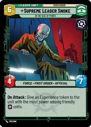 ⟡ Supreme Leader Snoke, In the Seat of Power (back)