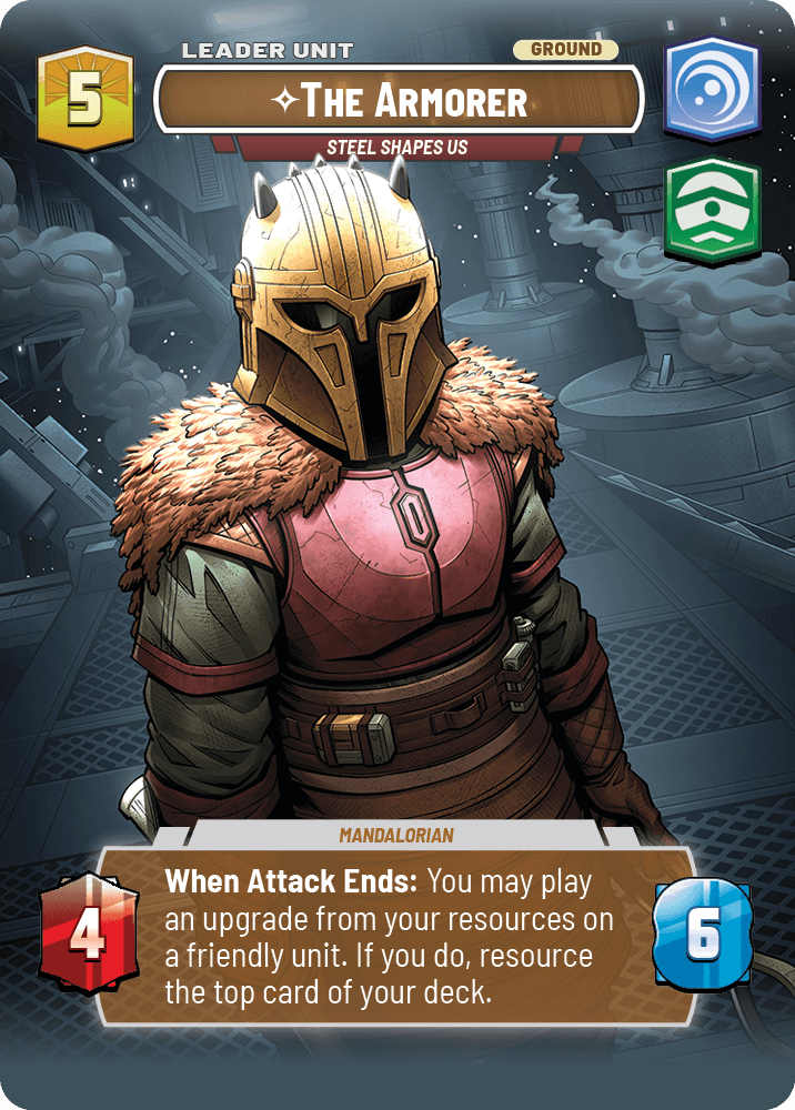 ⟡ The Armorer, Steel Shapes Us (back)
