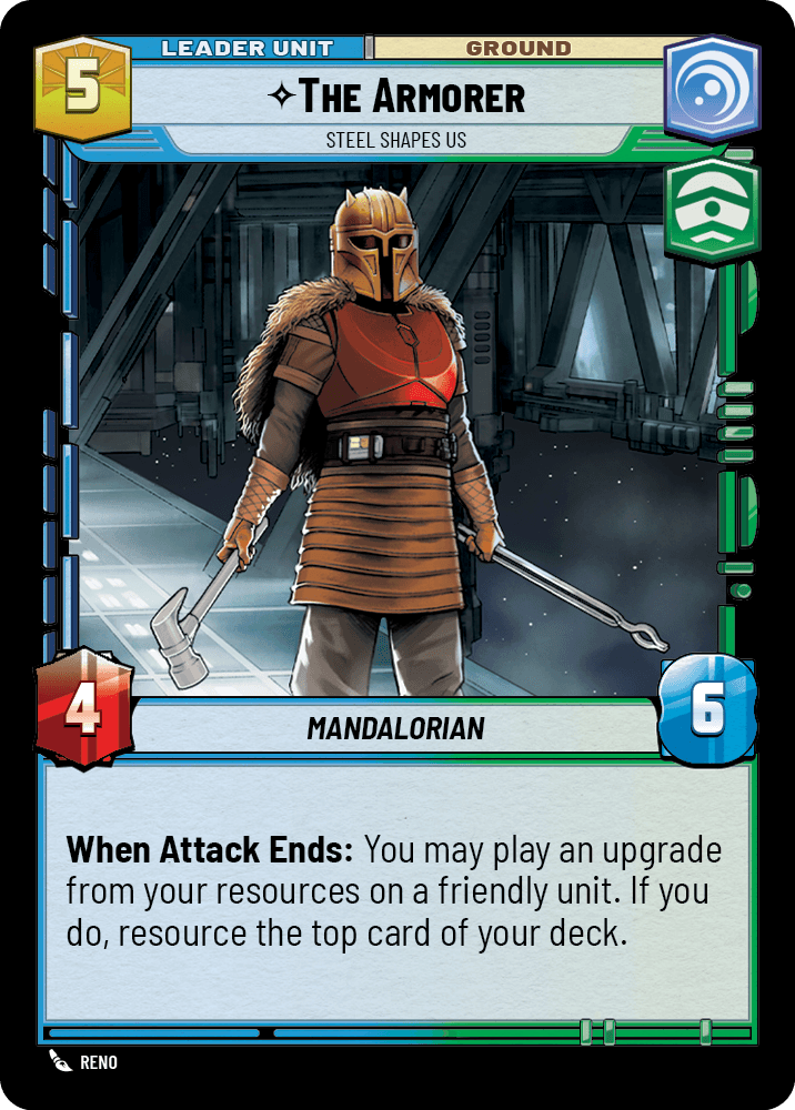 ⟡ The Armorer, Steel Shapes Us (back)