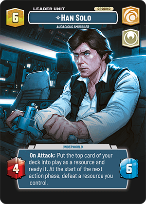 ⟡ Han Solo, Audacious Smuggler (back)