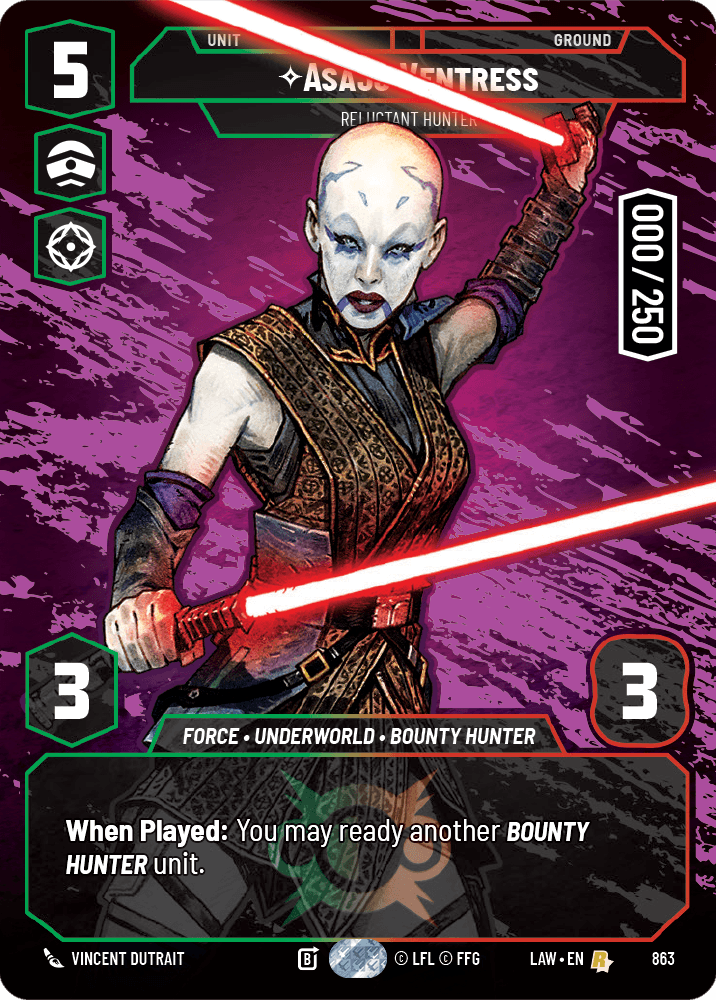 ⟡ Asajj Ventress, Reluctant Hunter