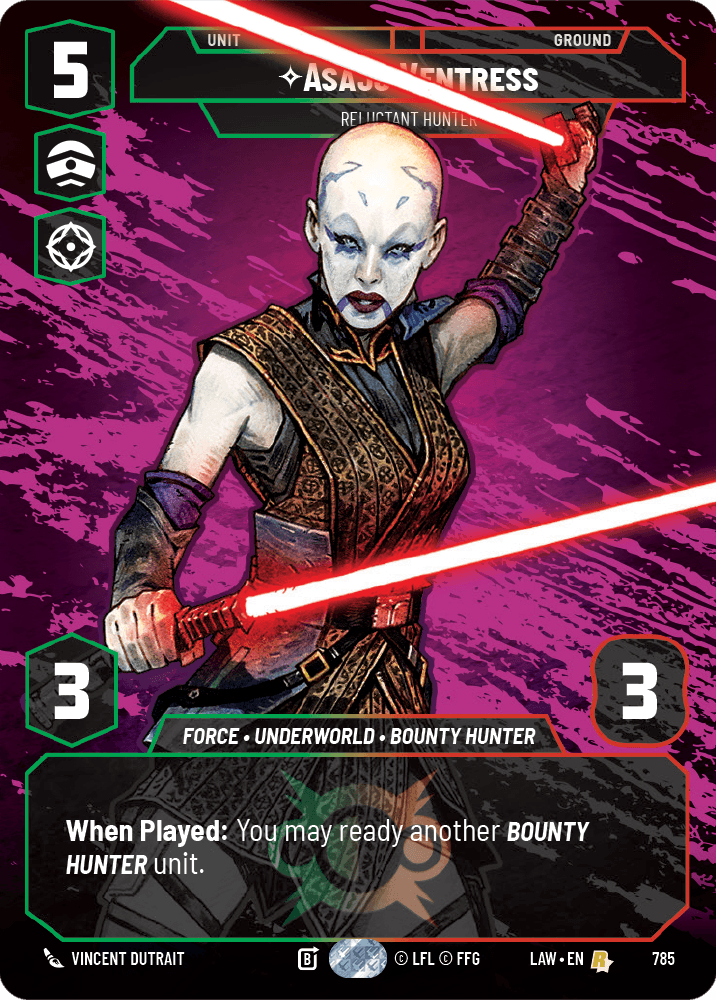 ⟡ Asajj Ventress, Reluctant Hunter