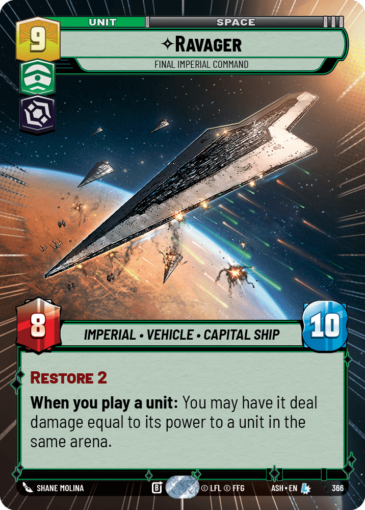 ⟡ Ravager, Final Imperial Command