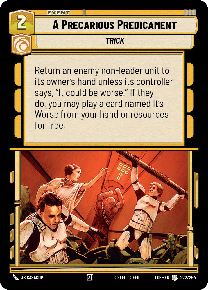 A Precarious Predicament