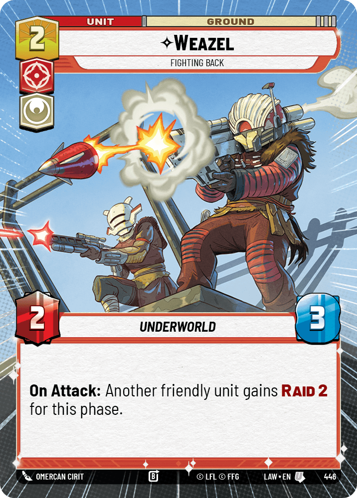 ⟡ Weazel, Fighting Back