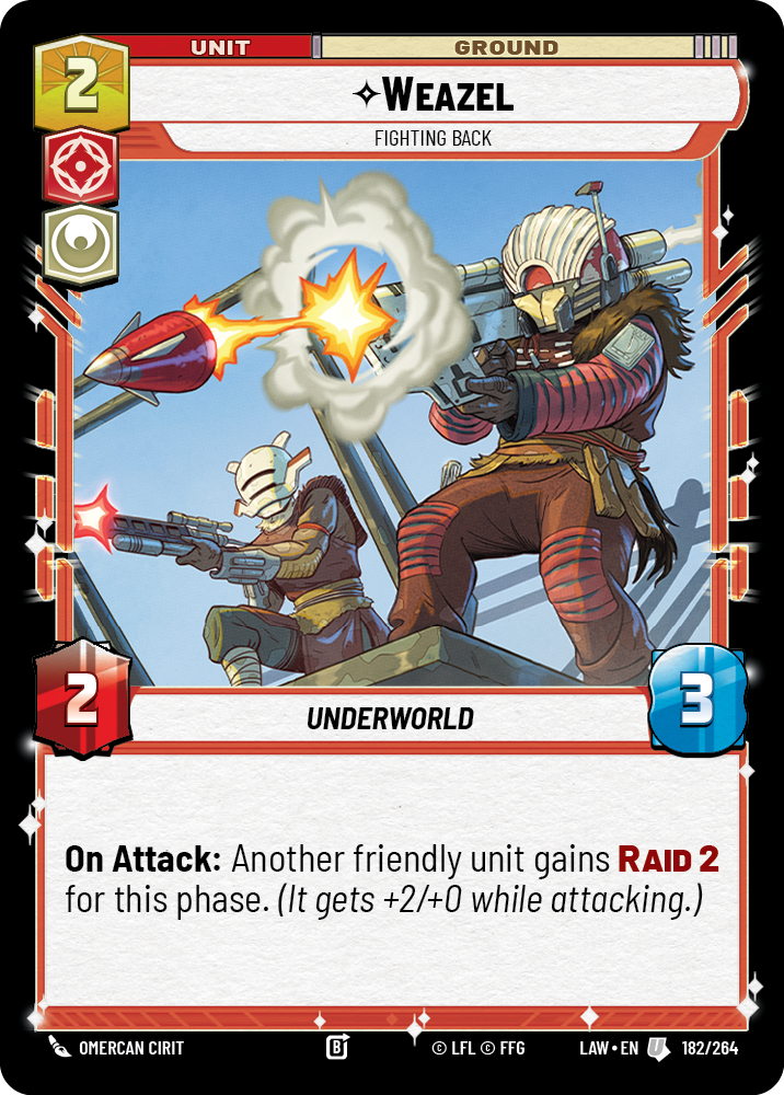 ⟡ Weazel, Fighting Back