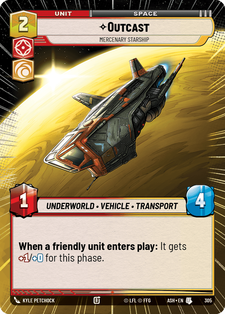 ⟡ Outcast, Mercenary Starship