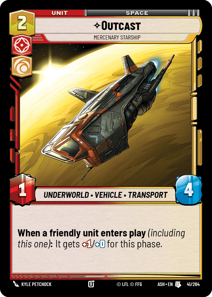 ⟡ Outcast, Mercenary Starship