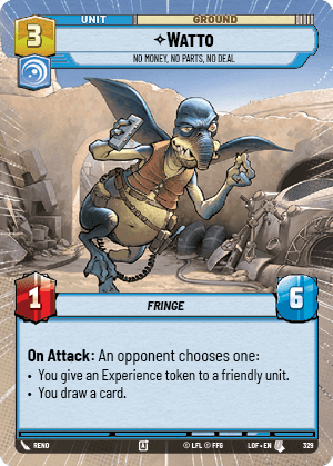 ⟡ Watto, No Money, No Parts, No Deal