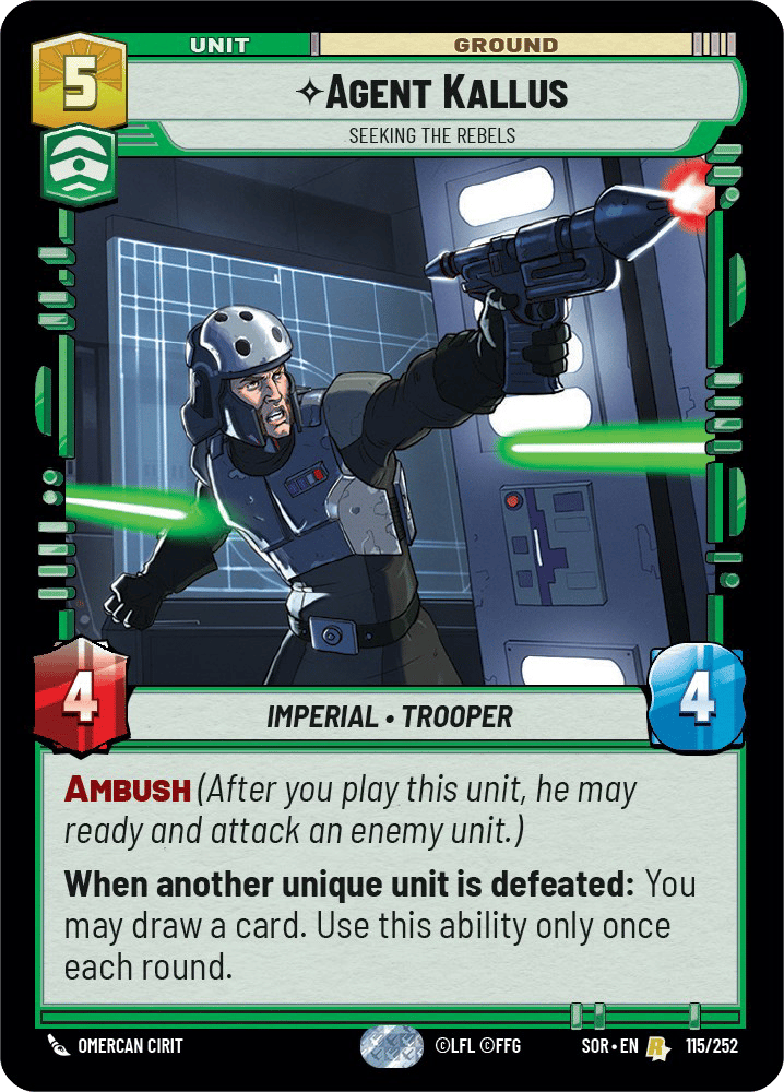 ⟡ Agent Kallus, Seeking the Rebels