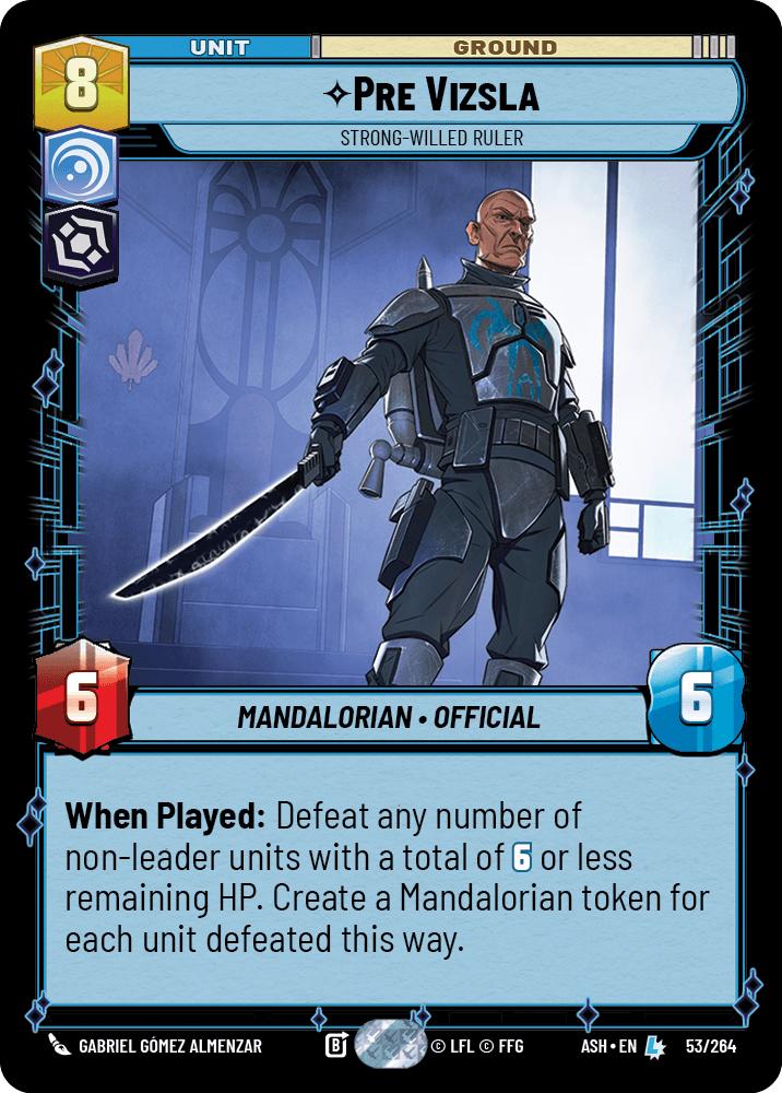 ⟡ Pre Vizsla, Strong-Willed Ruler