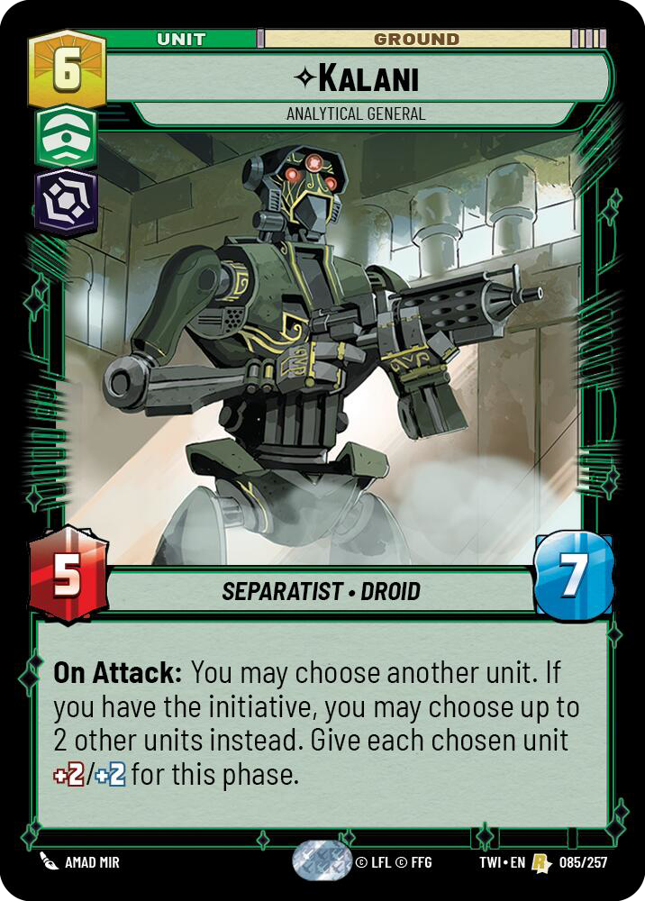 ⟡ Kalani, Analytical General