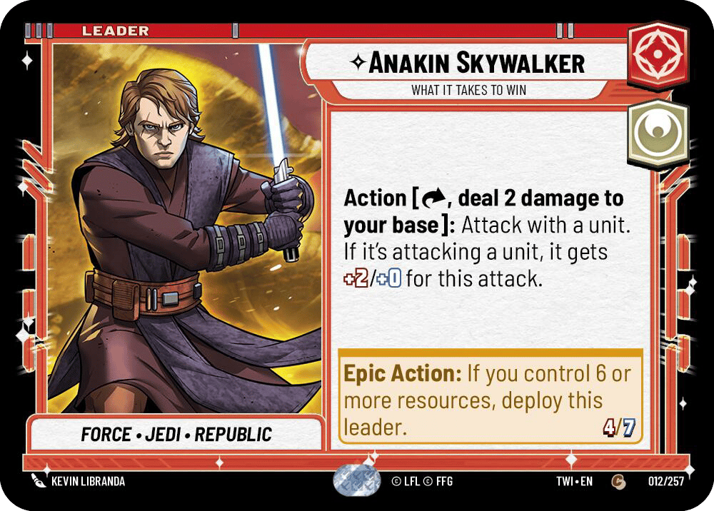 ⟡ Anakin Skywalker, What it Takes to Win