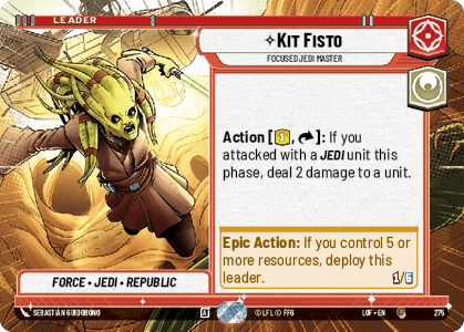 ⟡ Kit Fisto, Focused Jedi Master