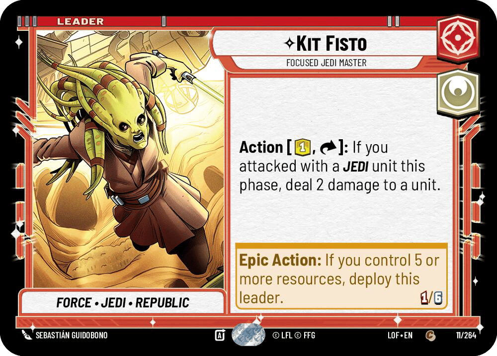 ⟡ Kit Fisto, Focused Jedi Master