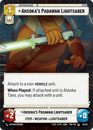⟡ Ahsoka's Padawan Lightsaber