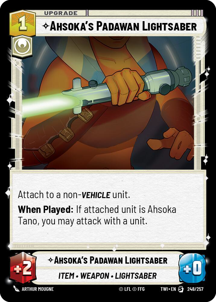 ⟡ Ahsoka's Padawan Lightsaber