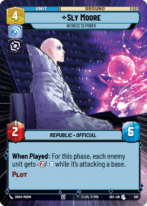 ⟡ Sly Moore, Witness to Power