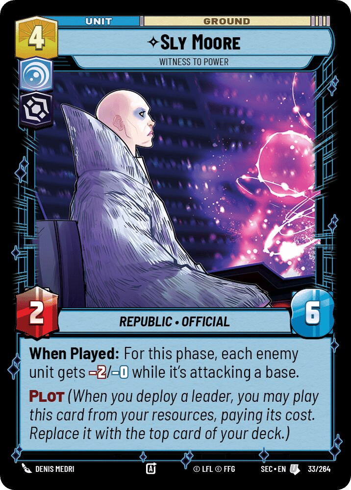 ⟡ Sly Moore, Witness to Power