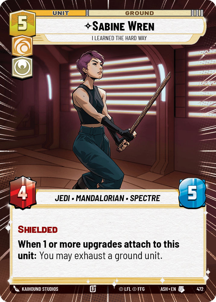 ⟡ Sabine Wren, I Learned the Hard Way