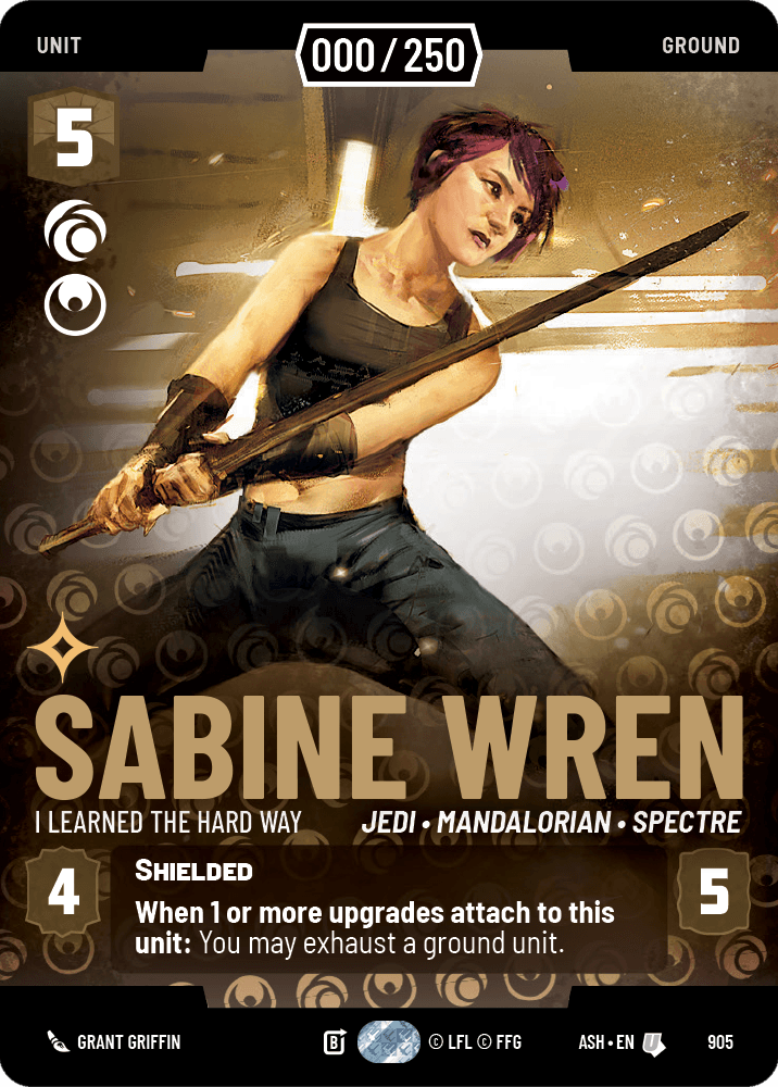 ⟡ Sabine Wren, I Learned the Hard Way