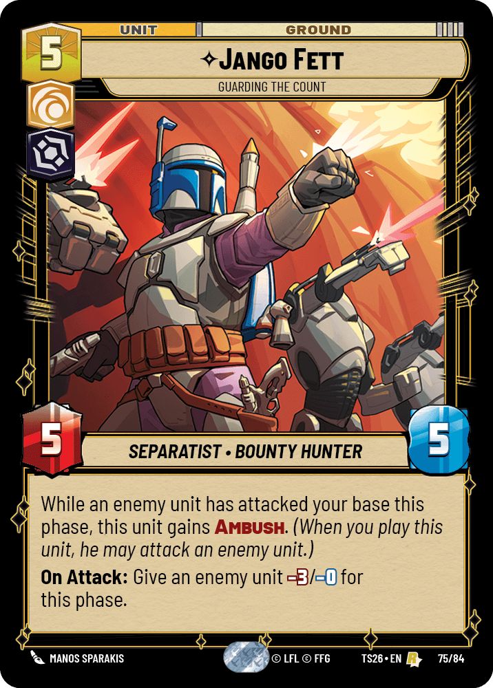 ⟡ Jango Fett, Guarding the Count