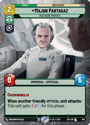 ⟡ Major Partagaz, Healthcare Provider