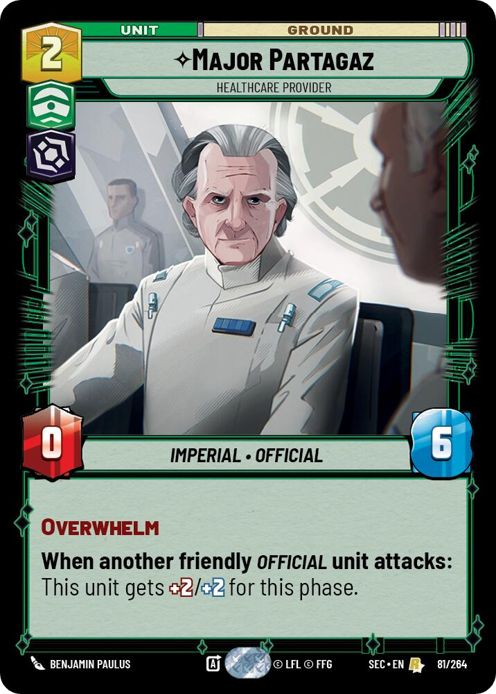 ⟡ Major Partagaz, Healthcare Provider