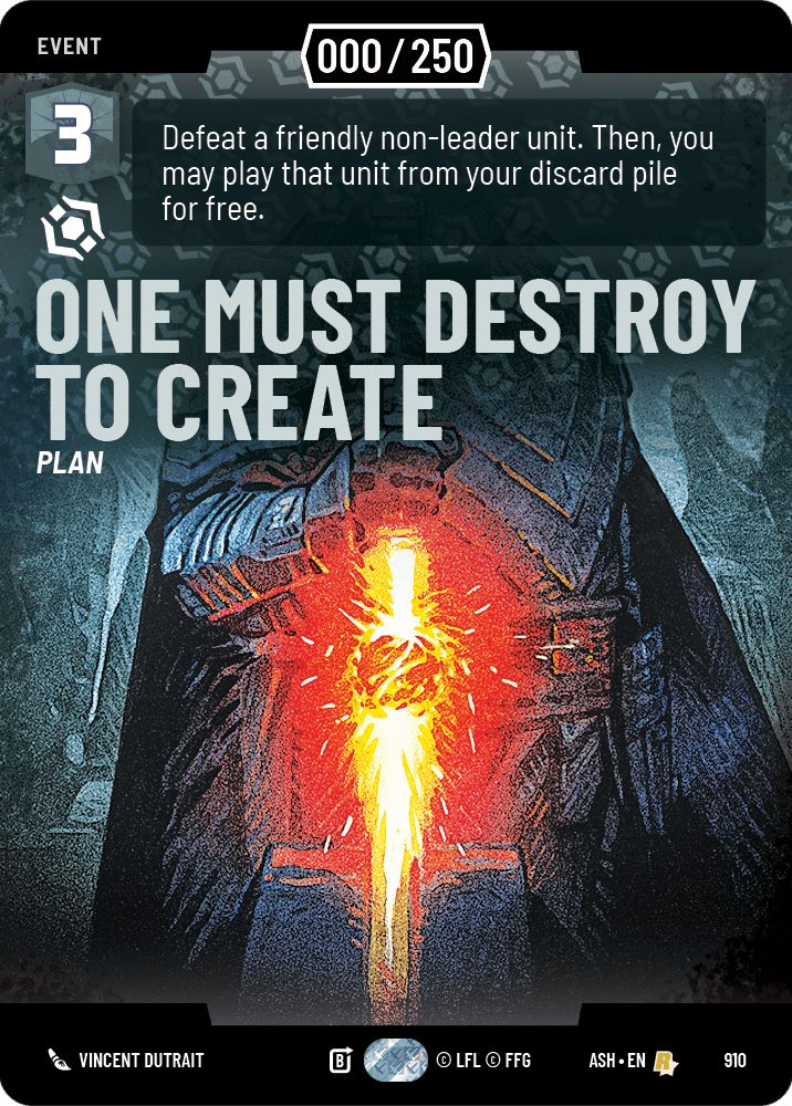 One Must Destroy to Create