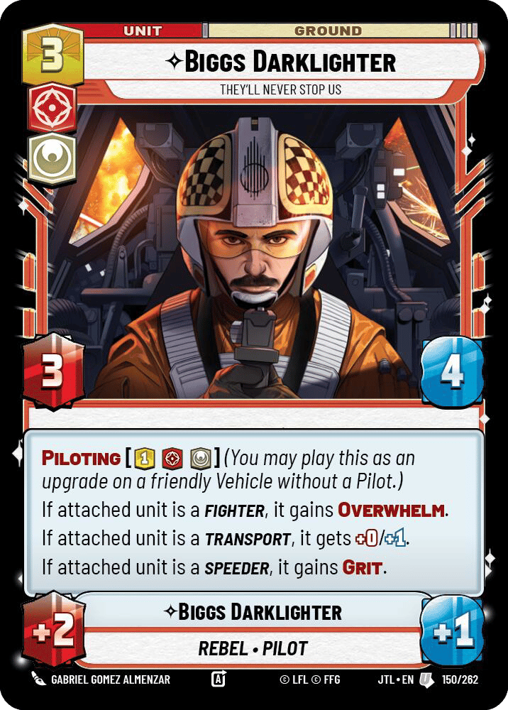 ⟡ Biggs Darklighter, They'll Never Stop Us