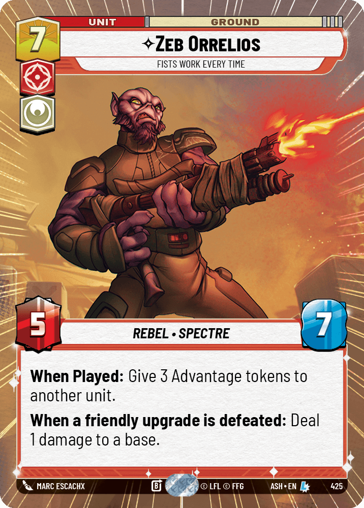 ⟡ Zeb Orrelios, Fists Work Every Time