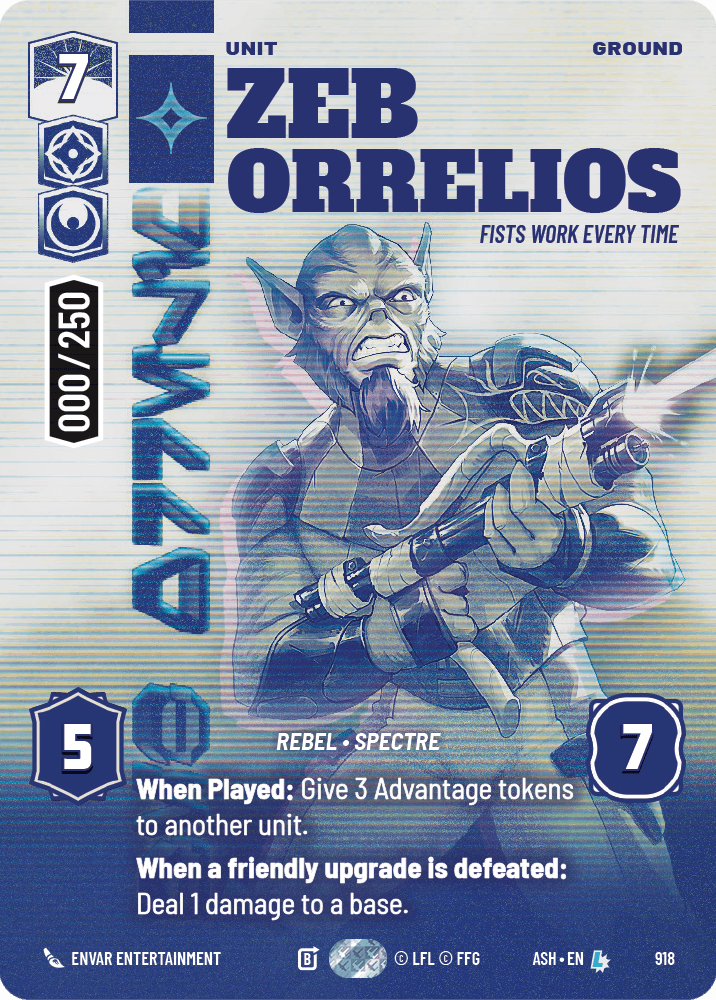 ⟡ Zeb Orrelios, Fists Work Every Time