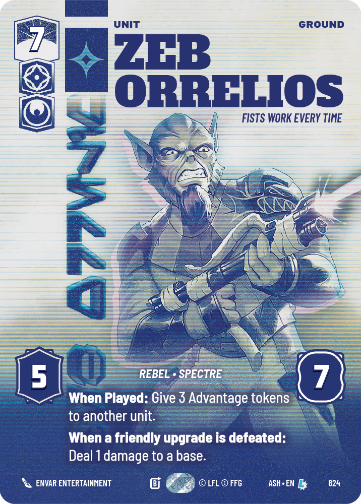 ⟡ Zeb Orrelios, Fists Work Every Time