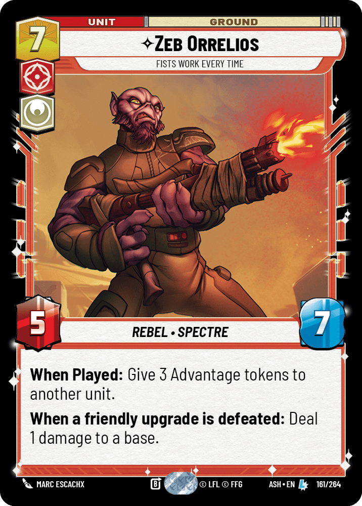 ⟡ Zeb Orrelios, Fists Work Every Time