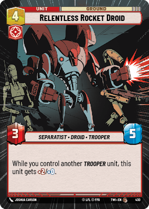 Relentless Rocket Droid